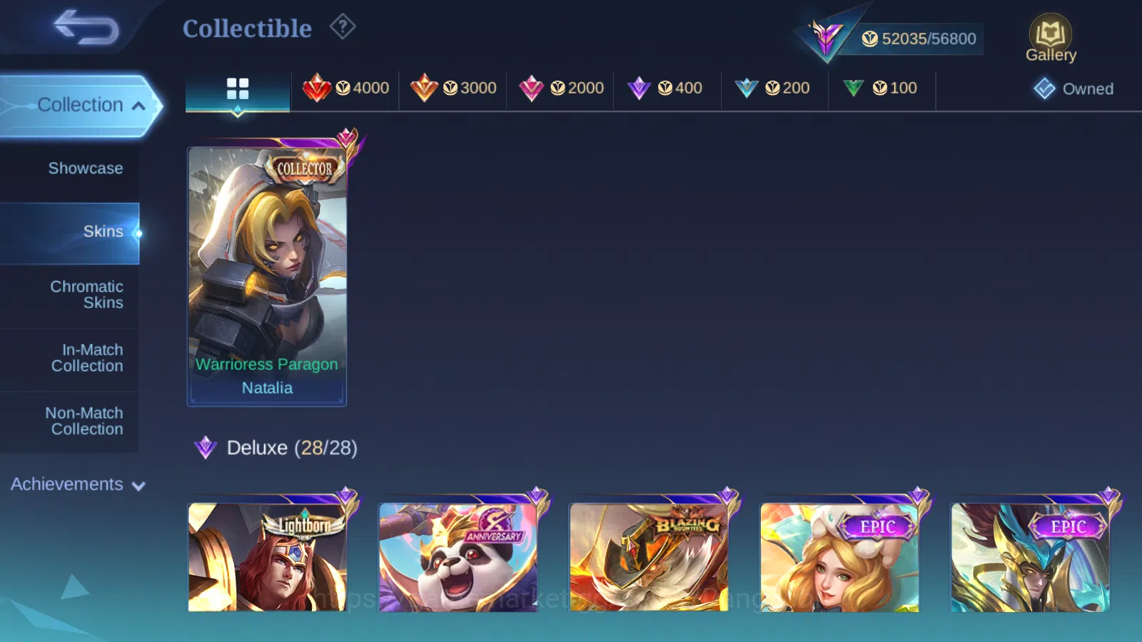 Mobile Legends: Bang Bang Accounts Hero 132|Skin 255|KOF Karina,CC Nata,Light Granger image 10