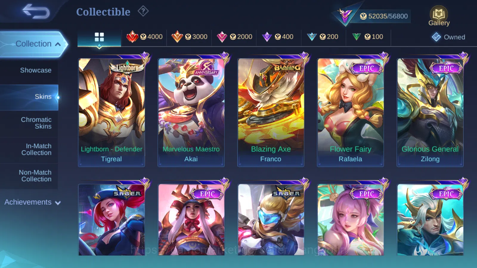 Mobile Legends: Bang Bang Accounts Hero 132|Skin 255|KOF Karina,CC Nata,Light Granger image 11