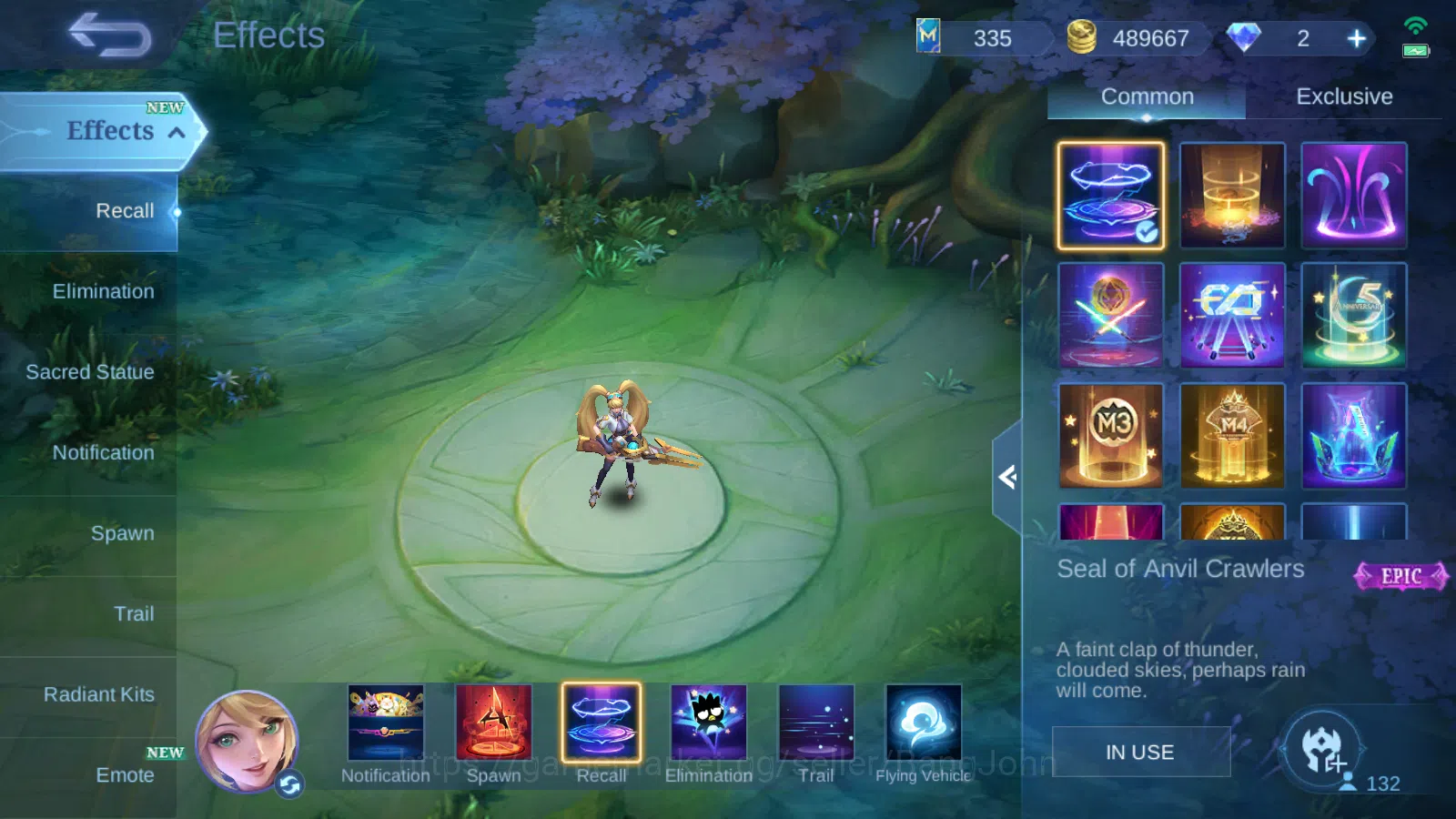 Mobile Legends: Bang Bang Accounts Hero 132|Skin 255|KOF Karina,CC Nata,Light Granger image 3