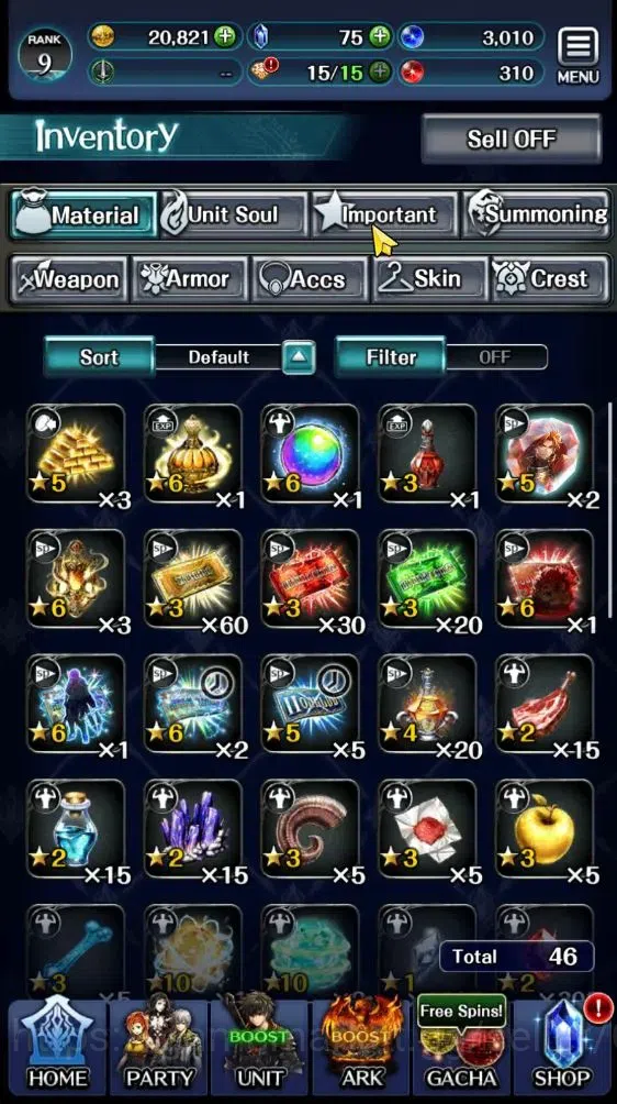 Last Cloudia Accounts Endgame GLOBAL|Rank 7|Collab Brave Frontier(Goddess Tilith,Fire God Vargas) TopTierUnit(G Lilaha,PoG 7