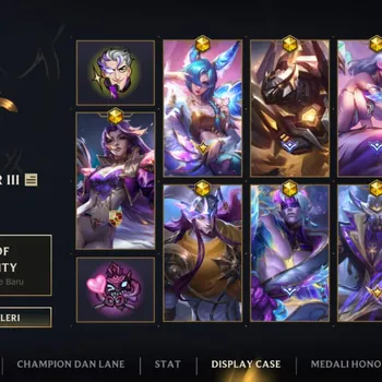 League of Legends: Wild Rift Accounts Handsome Account | SEA | 8 MYTHIC SKINS + 25 LEGENDARY | FULL CHAMP | 100K BLUE EMOTES