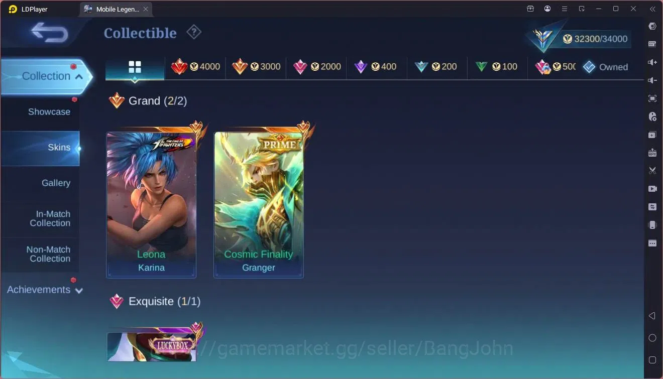 Mobile Legends: Bang Bang Accounts Global|Hero 79|Skin 120|Expert|Prime Granger|KOF K image 17