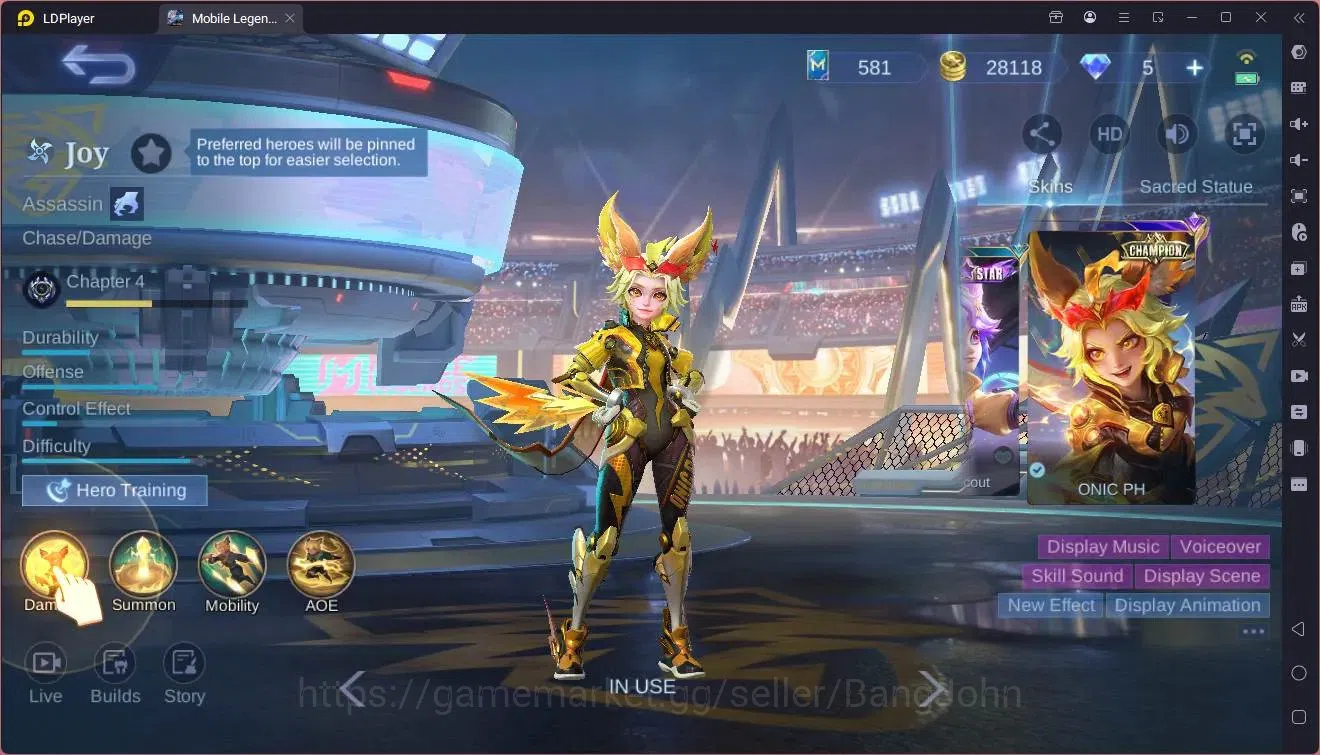 Mobile Legends: Bang Bang Accounts Global|Hero 79|Skin 120|Expert|Prime Granger|KOF K image 5
