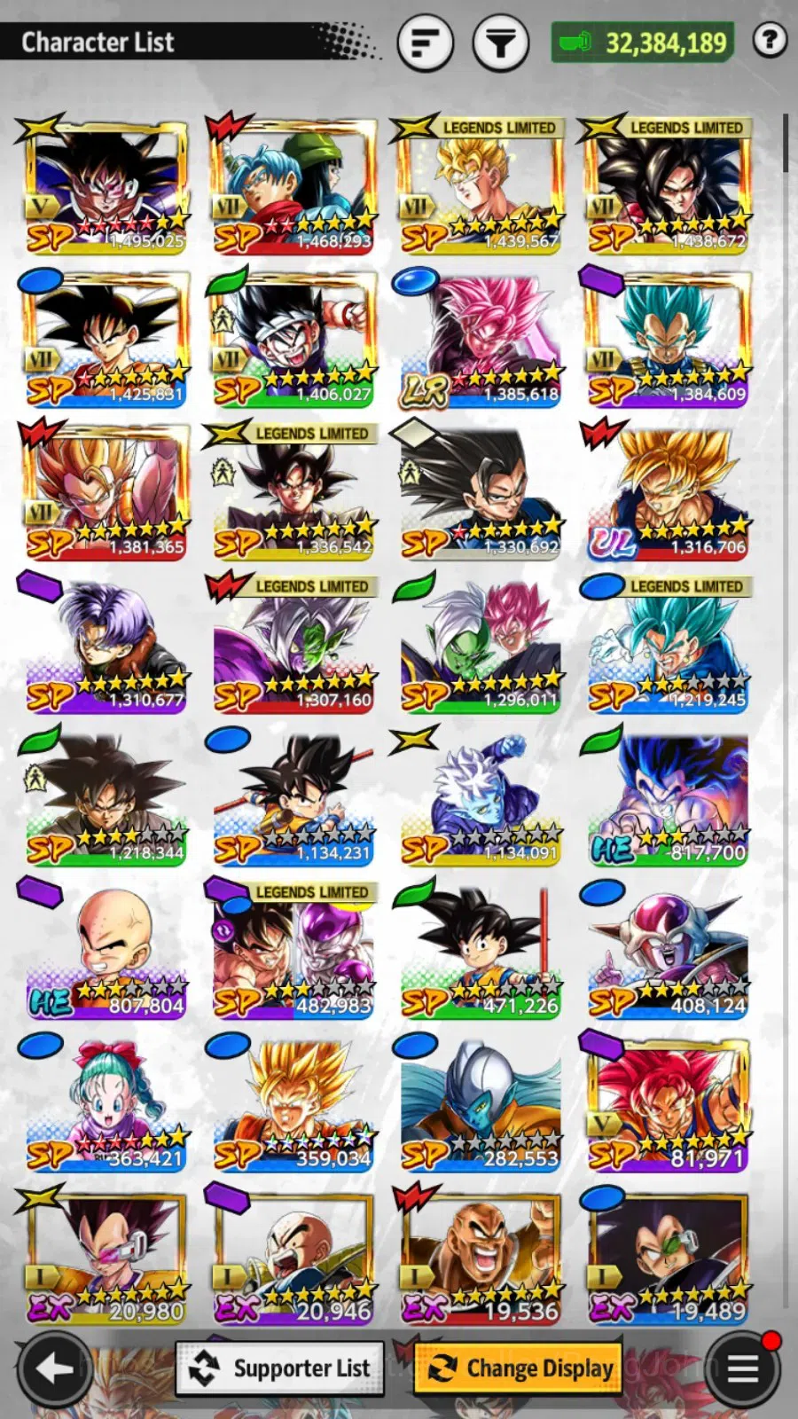 Dragon Ball Legends Accounts Android | Lvl 151|32.3M Total Power|1 LR|3 UL|LR G image 11