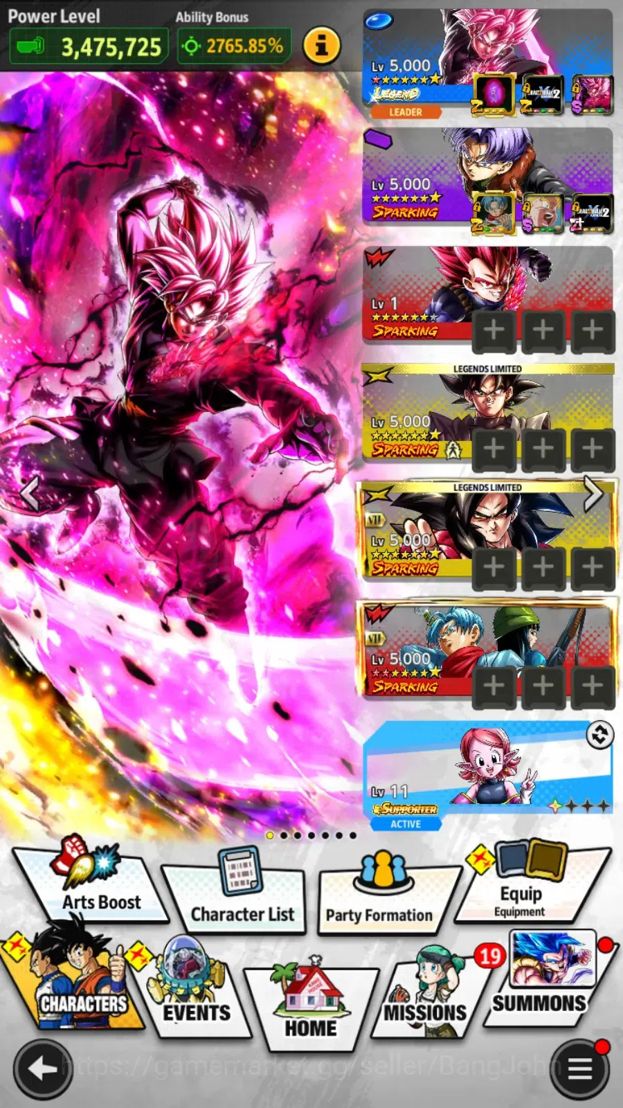 Dragon Ball Legends Accounts Android | Lvl 151|32.3M Total Power|1 LR|3 UL|LR G image 13