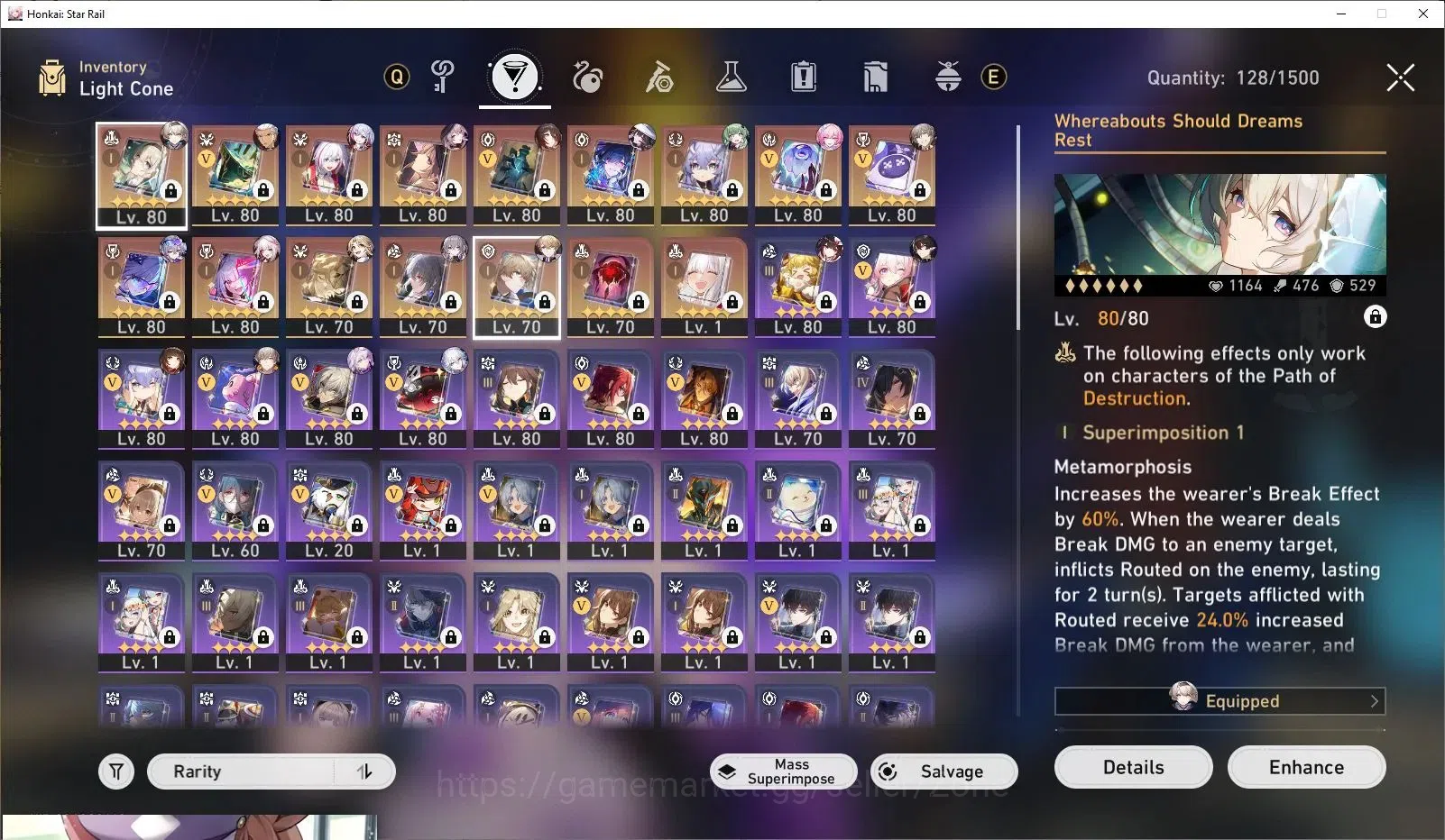 Honkai Star Rail Accounts ASIA|TL70|40 Lim|Mydei Lv80|Sign Lv80|Aventurine L image 18