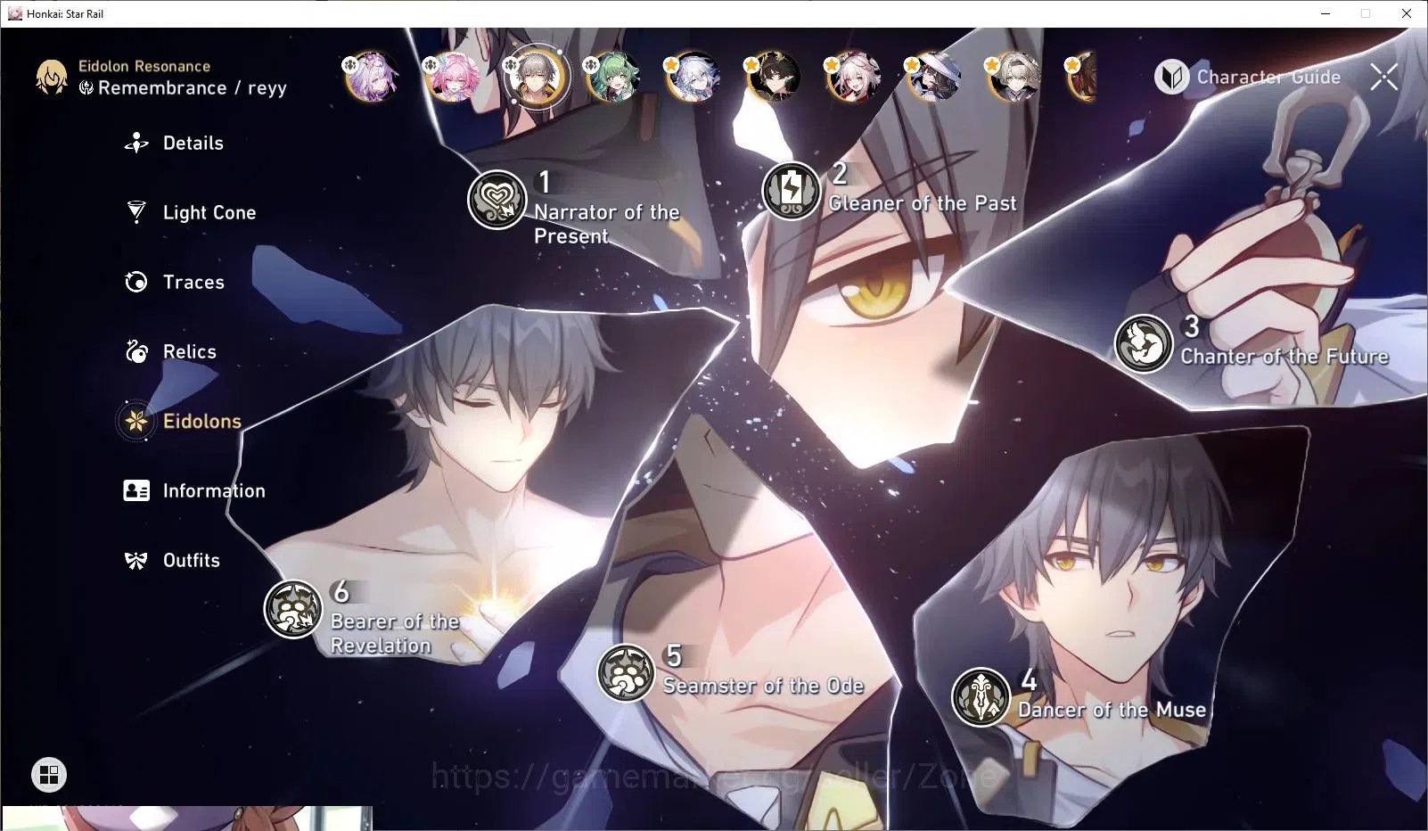 Honkai Star Rail Accounts ASIA|TL70|40 Lim|Mydei Lv80|Sign Lv80|Aventurine L image 7