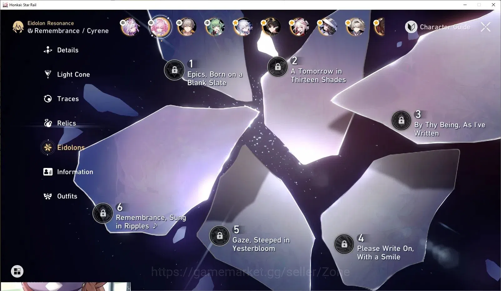 Honkai Star Rail Accounts ASIA|TL70|40 Lim|Mydei Lv80|Sign Lv80|Aventurine L image 8