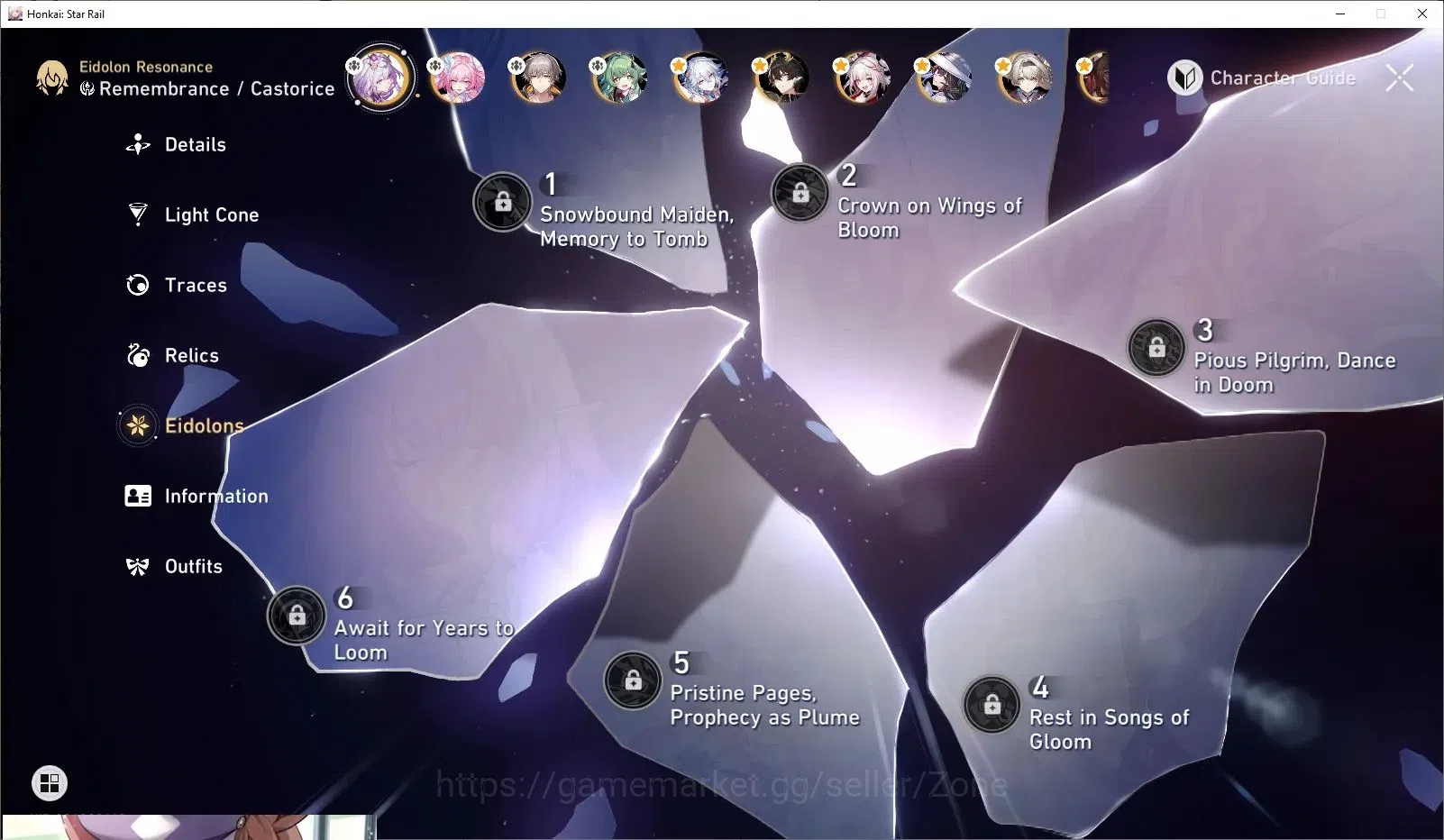 Honkai Star Rail Accounts ASIA|TL70|40 Lim|Mydei Lv80|Sign Lv80|Aventurine L image 9