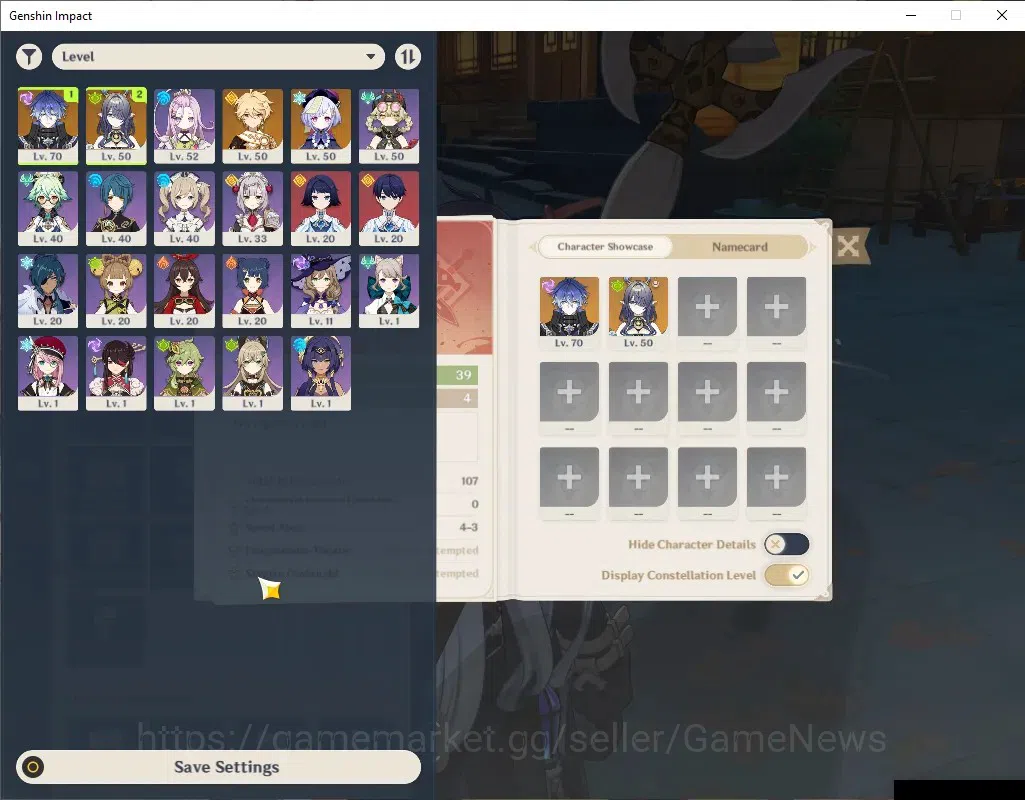 Genshin Impact Accounts ASIA | AR 39 | 2 Limited + 1 (*5Weapon) | Lauma+Si image 1