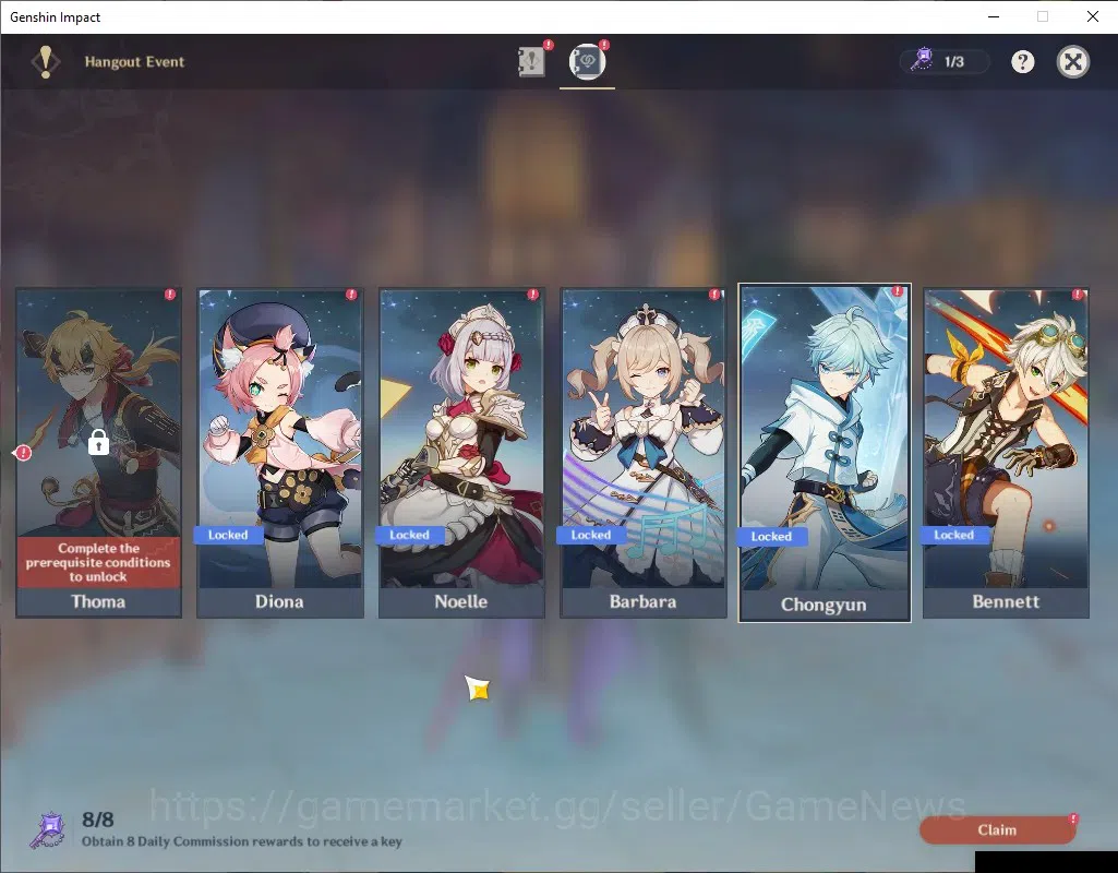 Genshin Impact Accounts ASIA | AR 39 | 2 Limited + 1 (*5Weapon) | Lauma+Si image 16