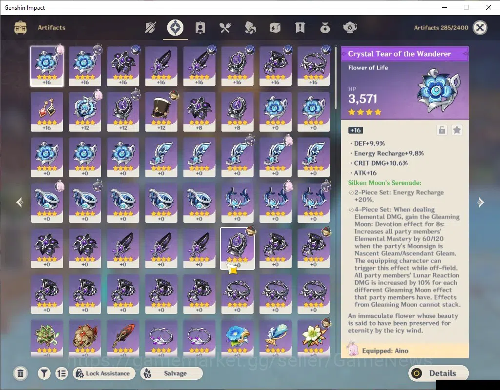 Genshin Impact Accounts ASIA | AR 39 | 2 Limited + 1 (*5Weapon) | Lauma+Si image 5