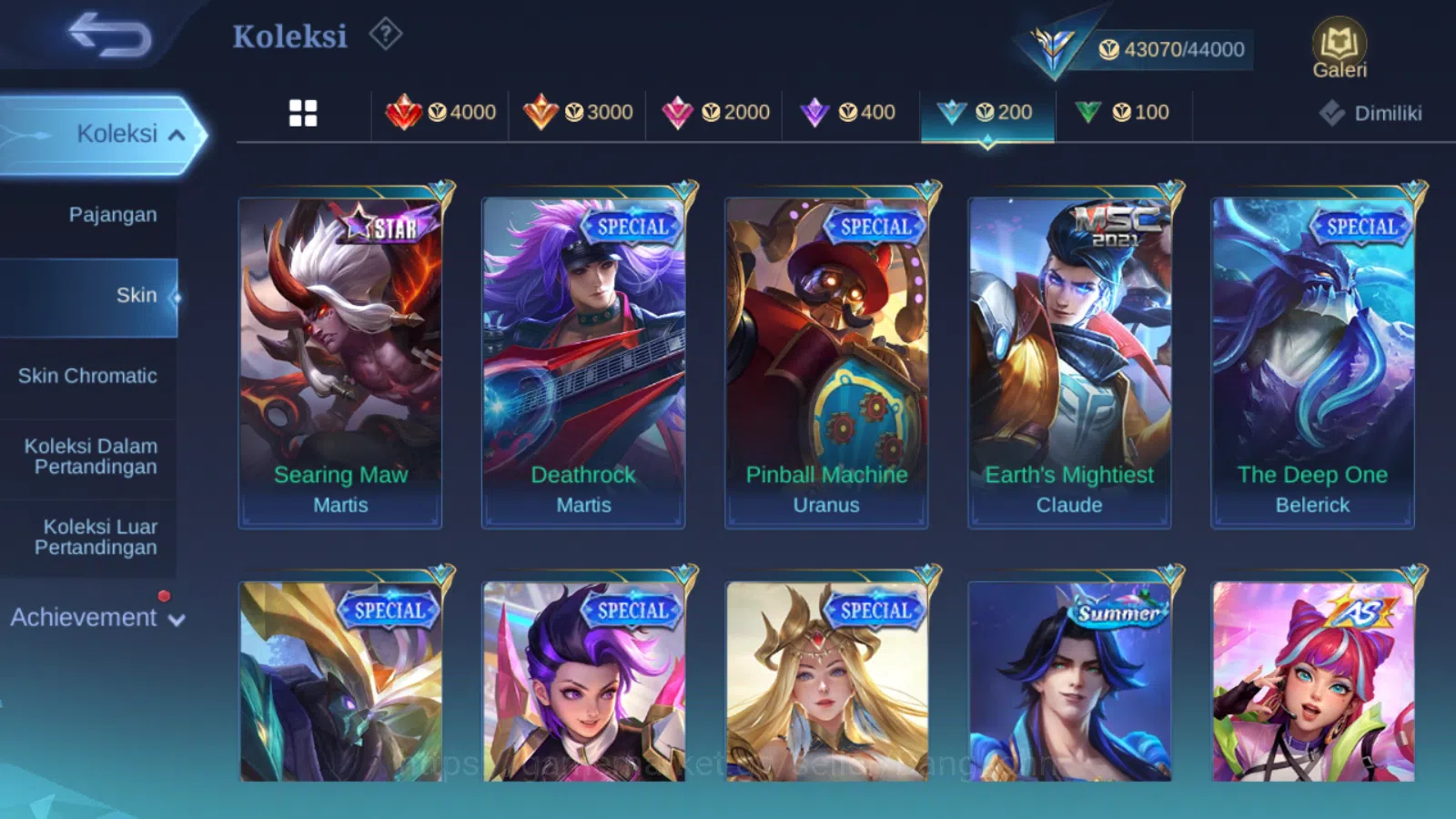 Mobile Legends: Bang Bang Accounts Hero 81 | skin 172 | kof guinevere | kof karina |  image 12