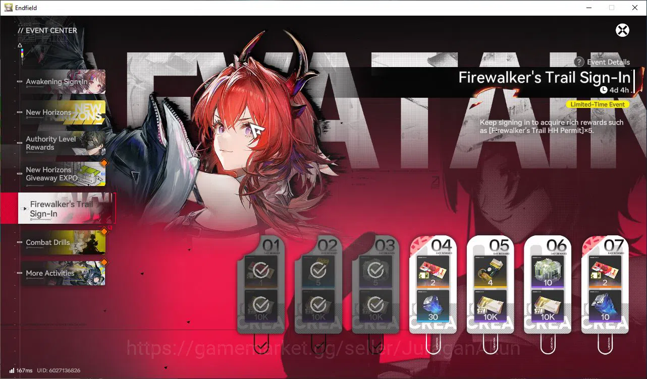 Arknights: Endfield Accounts NA/EU Lv2| 2SSR (Pogranichnik,Ardelia)+7SR Operators|1 6*+6 5*WP|50 Oro+225 6