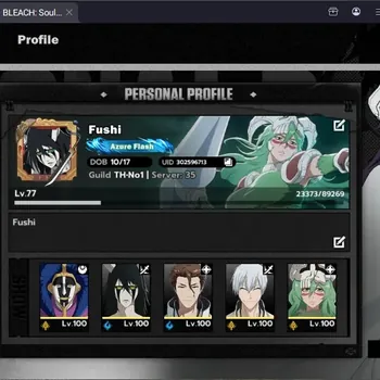 BLEACH: Soul Resonance Accounts Nuverse SEA |Lv.77| 14 SSR 11
