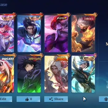 Mobile Legends: Bang Bang Accounts Collector Skin 578|Mega III|80,89% WR All