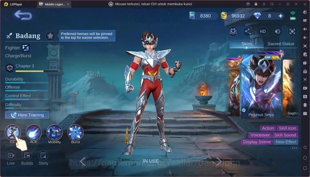 Mobile Legends: Bang Bang Accounts Global|Hero 125|Skin 221|Renowned|CC Natalia|9th F image 2