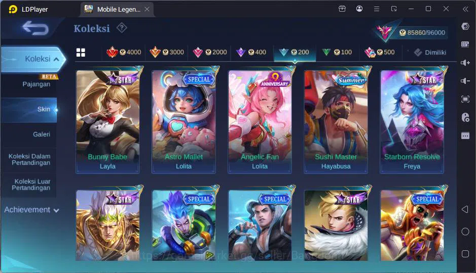 Mobile Legends: Bang Bang Accounts GLOBAL|Hero 125|Skin 304|Prim Claude+Granger,Sanri image 10