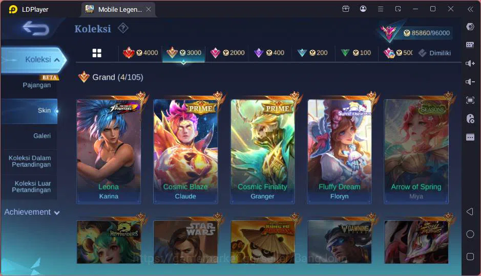 Mobile Legends: Bang Bang Accounts GLOBAL|Hero 125|Skin 304|Prim Claude+Granger,Sanri image 19