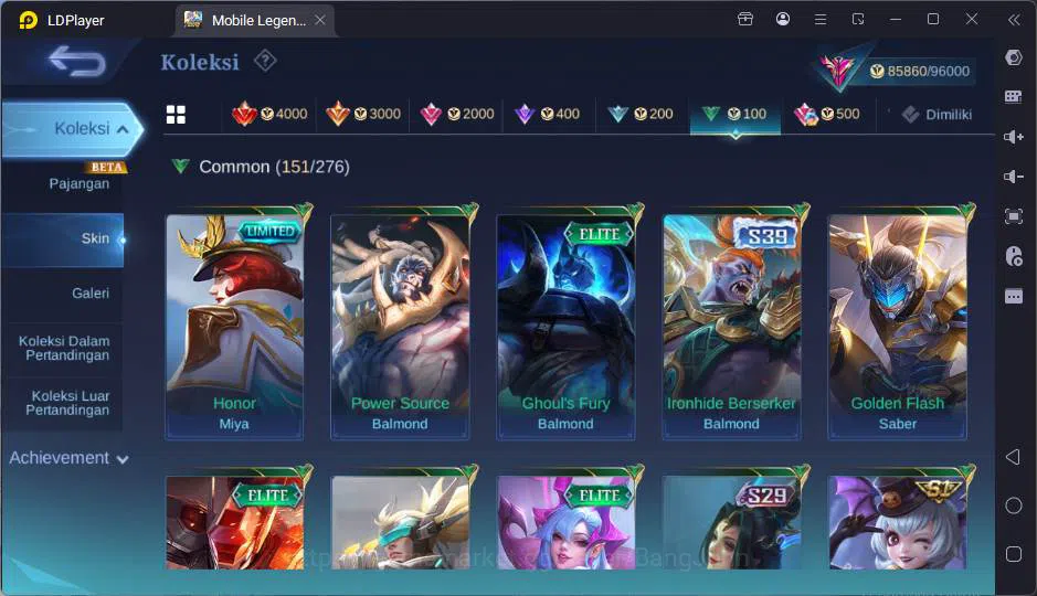 Mobile Legends: Bang Bang Accounts GLOBAL|Hero 125|Skin 304|Prim Claude+Granger,Sanri image 9
