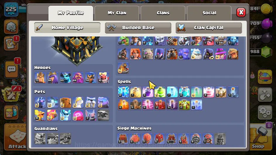 Clash of Clans Accounts TH 17-BH 10|LV 225|HH 11|BK 73,AQ 84,GW 65,MP 65,R image 3