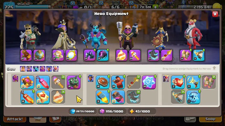 Clash of Clans Accounts TH 17-BH 10|LV 225|HH 11|BK 73,AQ 84,GW 65,MP 65,R image 9