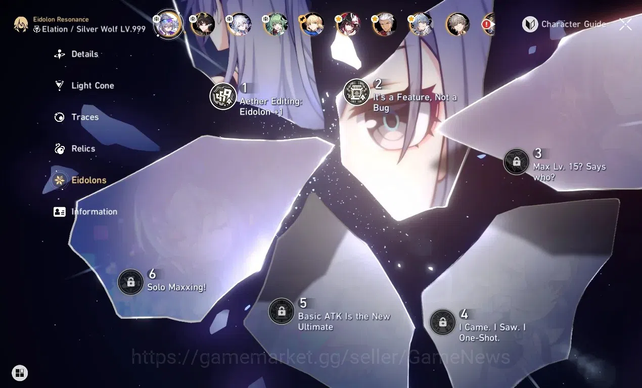 Honkai Star Rail Accounts ASIA|TL 68|12 Limited|Archer PremTeam|(SW Lv999 E1 image 3