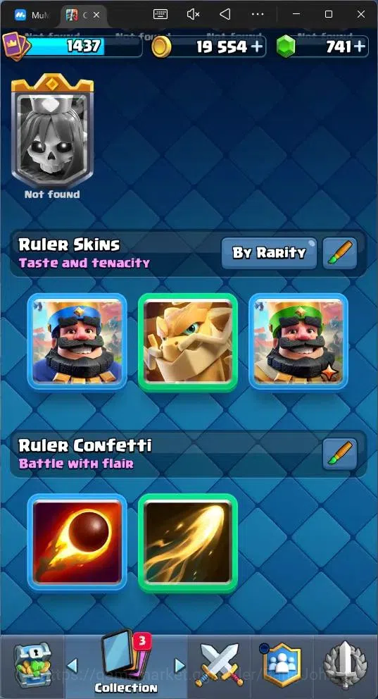 Clash Royale Accounts Global |CL 1437|KTL 14|Trophy 10586|121 Cards|8 Ch image 20