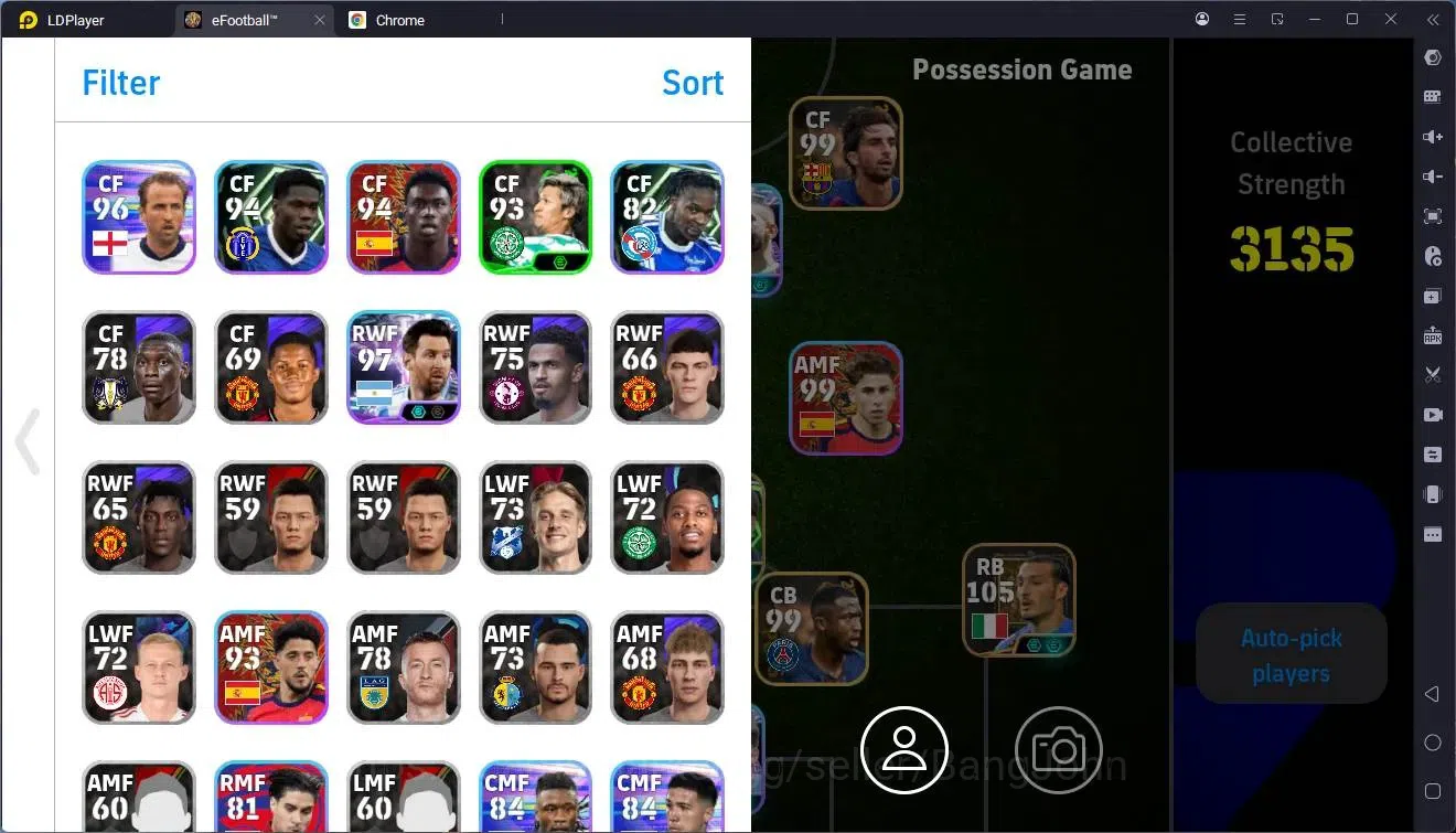 eFootball Accounts Mobile |PW 3135|Epic Zambrotta,Guardiola,Gerrard,S image 2