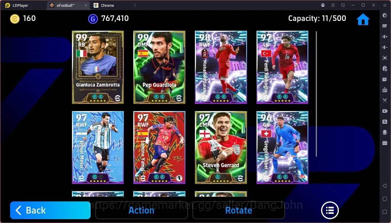 eFootball Accounts Mobile |PW 3135|Epic Zambrotta,Guardiola,Gerrard,S image 4