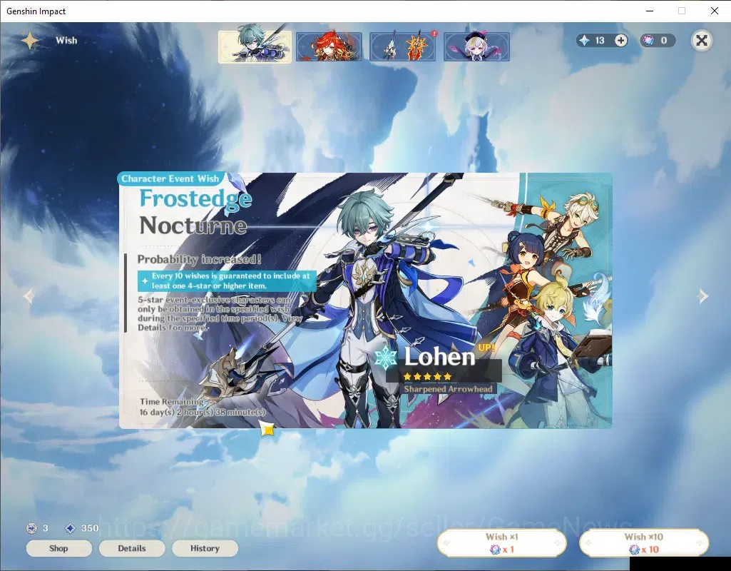 Genshin Impact Accounts ASIA|AR 51|5 Limited + 3 (*5Weapon)|Wanderer+Sign, image 10