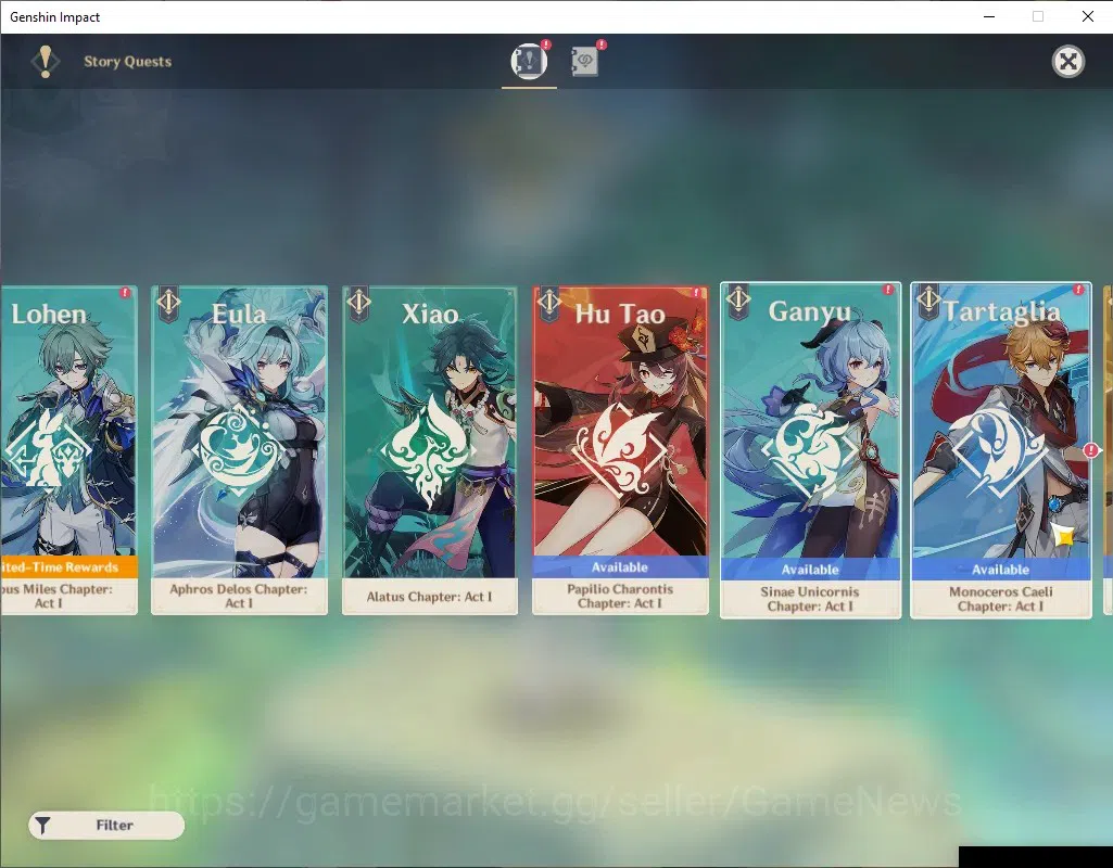 Genshin Impact Accounts ASIA|AR 51|5 Limited + 3 (*5Weapon)|Wanderer+Sign, image 14