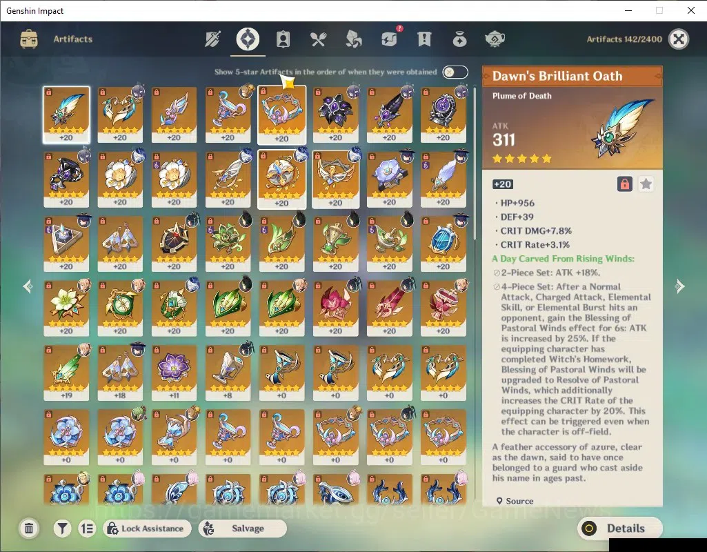 Genshin Impact Accounts ASIA|AR 51|5 Limited + 3 (*5Weapon)|Wanderer+Sign, image 5