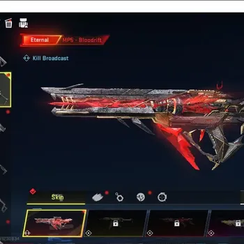 Blood Strike Accounts Rare Skin ASIA|ETERNAL MP5 Bloodrift Lv2|Ultra Galil Knight|2 Legendary Scorpion Lava,M4A1 Venom|Log