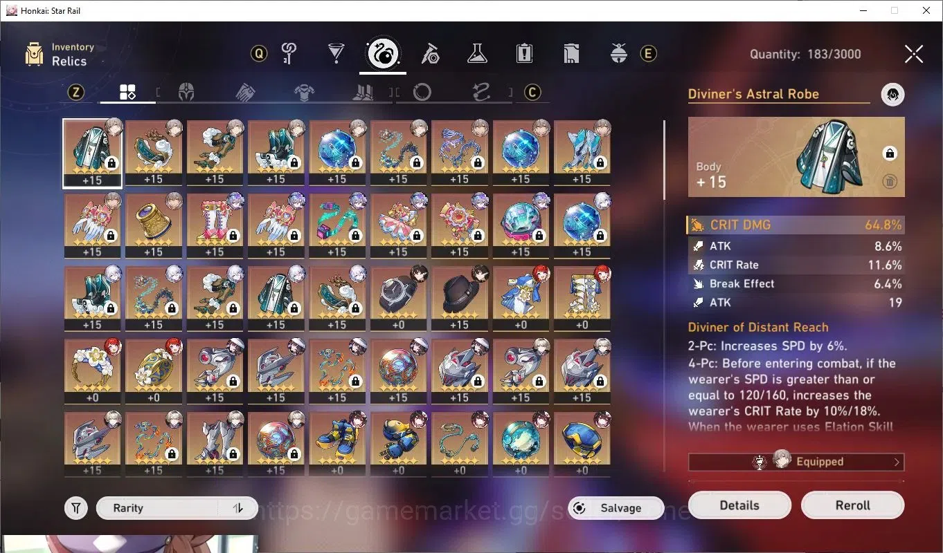 Honkai Star Rail Accounts Others ASIA|16 Lim L80 Characters|13 Signature LCs|Key LCs: Jing Yuan, Ruan Mei, Sparkle, Acheron 16