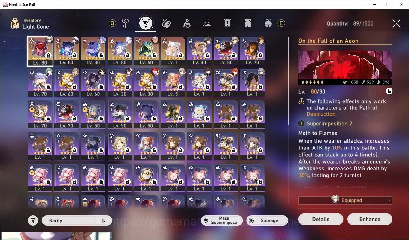 Honkai Star Rail Accounts Others ASIA|16 Lim L80 Characters|13 Signature LCs|Key LCs: Jing Yuan, Ruan Mei, Sparkle, Acheron 17