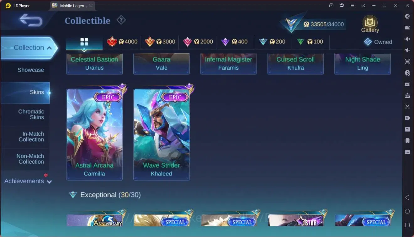 Mobile Legends: Bang Bang Accounts GLOBAL Hero 113 Skin 168|CC Natalia|Meowkin Hunter image 2