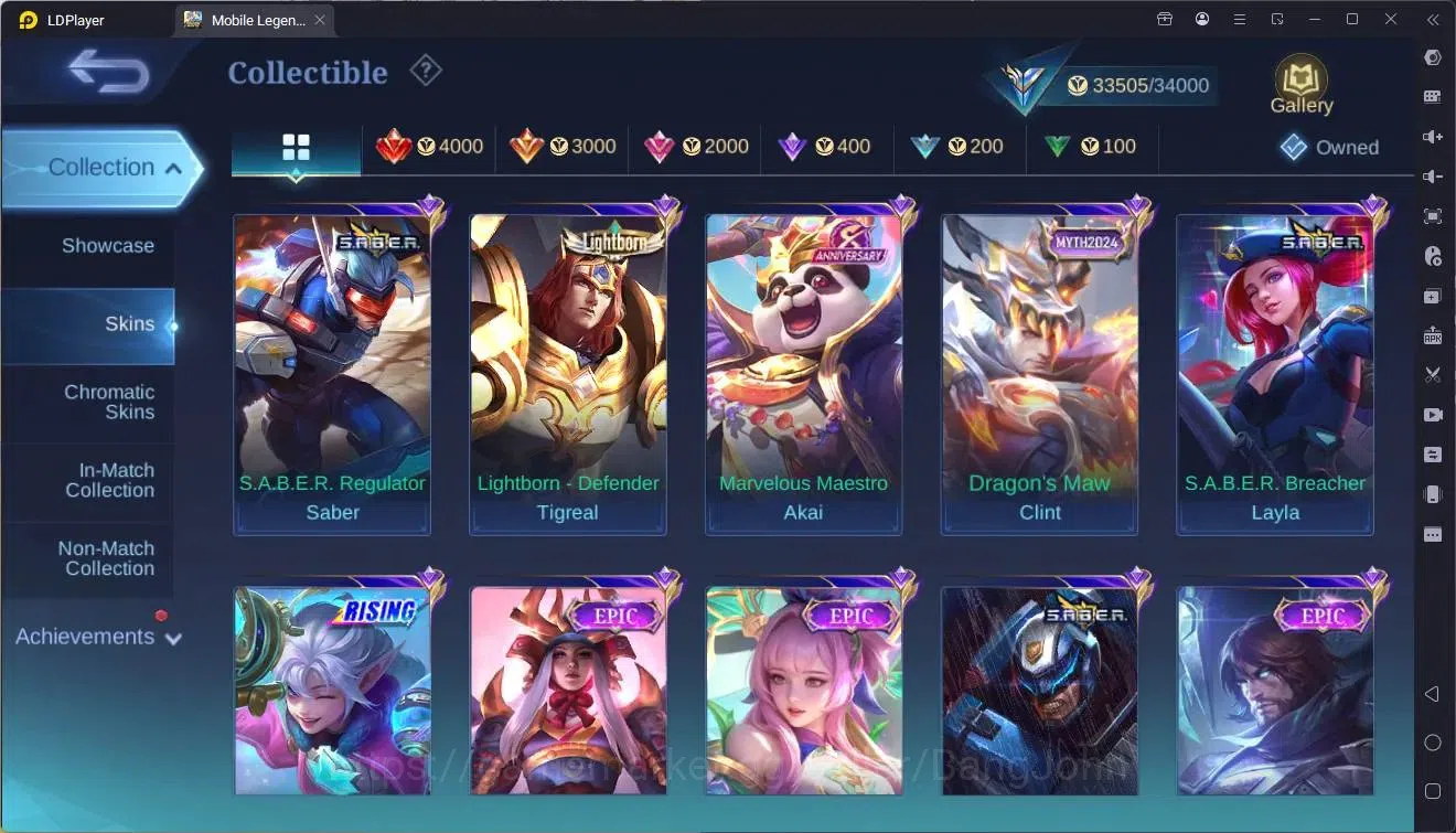 Mobile Legends: Bang Bang Accounts GLOBAL Hero 113 Skin 168|CC Natalia|Meowkin Hunter image 6