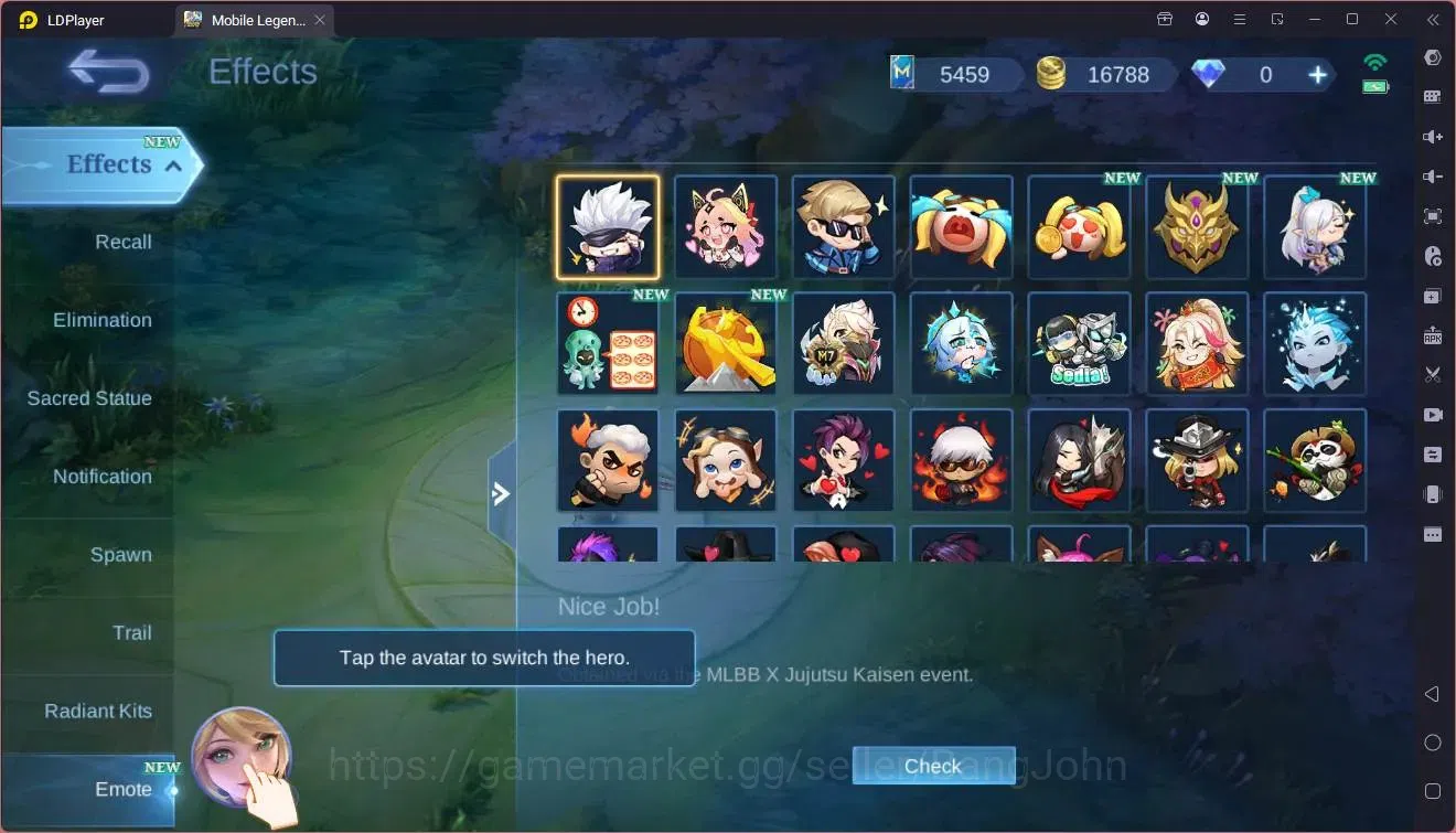 Mobile Legends: Bang Bang Accounts GLOBAL Hero 113 Skin 168|CC Natalia|Meowkin Hunter image 8