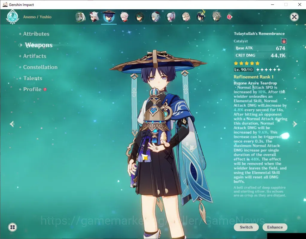 Genshin Impact Accounts ASIA|Free HSR|AR 60|19 Limit + 7 (*5Wep)|Columbina image 4