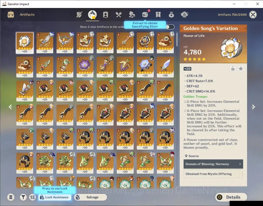 Genshin Impact Accounts ASIA|Free HSR|AR 60|19 Limit + 7 (*5Wep)|Columbina image 8