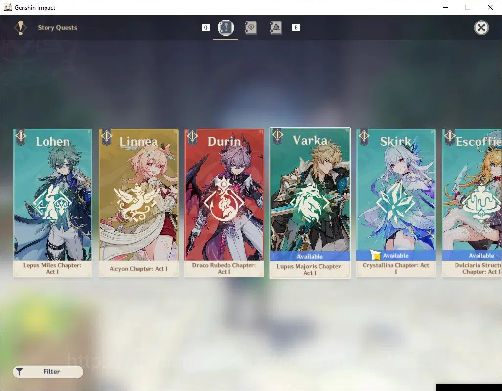 Genshin Impact Accounts ASIA|AR 54|3 Limited + 1 (*5 Weapon)|Columbina,Nic image 17
