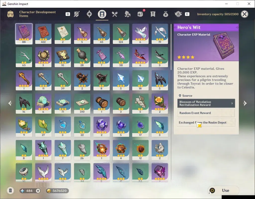 Genshin Impact Accounts ASIA|AR 54|3 Limited + 1 (*5 Weapon)|Columbina,Nic image 5