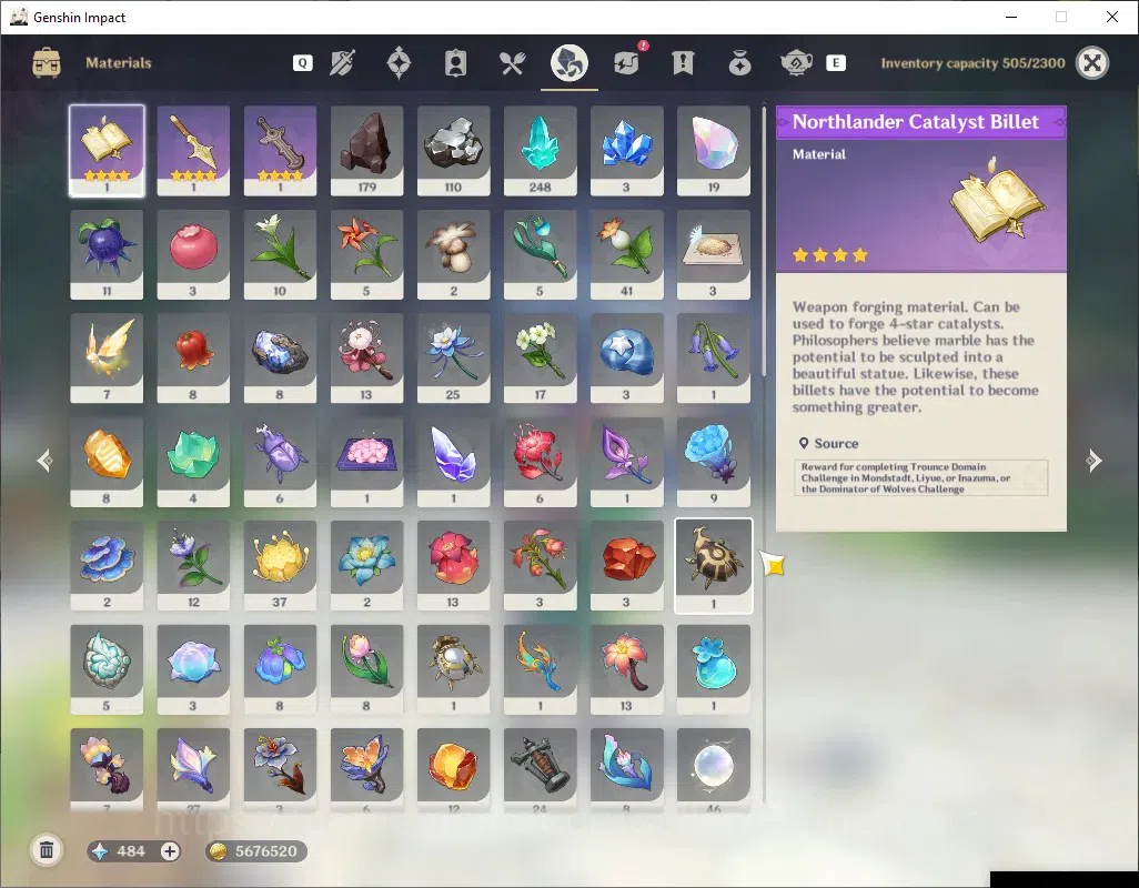 Genshin Impact Accounts ASIA|AR 54|3 Limited + 1 (*5 Weapon)|Columbina,Nic image 7