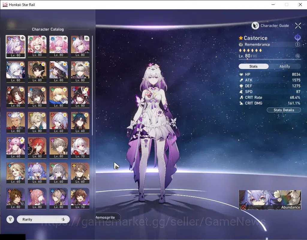 Honkai Star Rail Accounts Asia|TL 70|15 Limited+3 Sign|2 Prem Team|(Cyrene,Y image 4