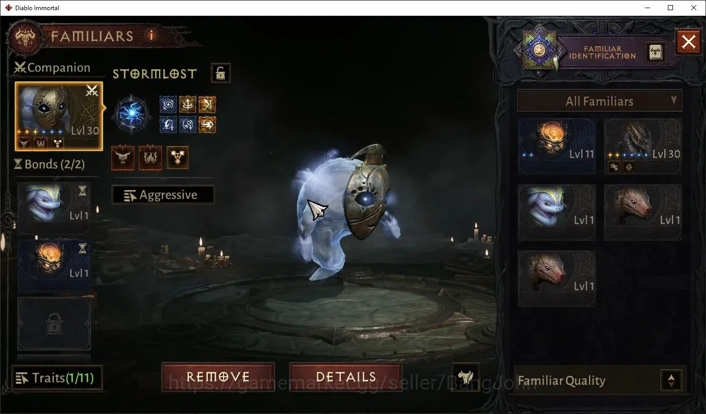 Diablo Immortal Accounts Others SEA - Verathiel |60 (920) Blood Knight - Maledictor |CR 45k |Reso 540|L30 (4*) Stormlost 12