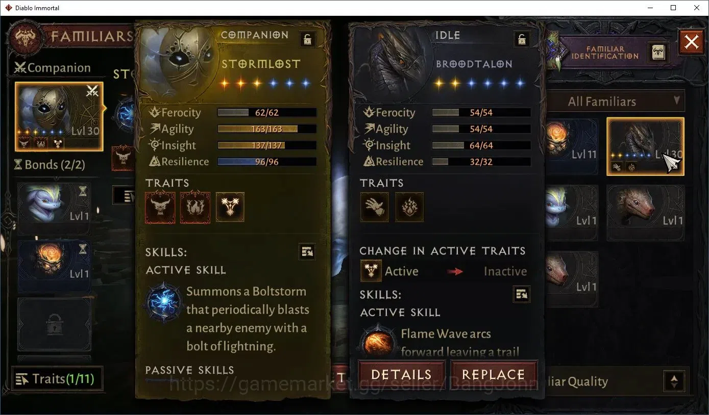 Diablo Immortal Accounts Others SEA - Verathiel |60 (920) Blood Knight - Maledictor |CR 45k |Reso 540|L30 (4*) Stormlost 13
