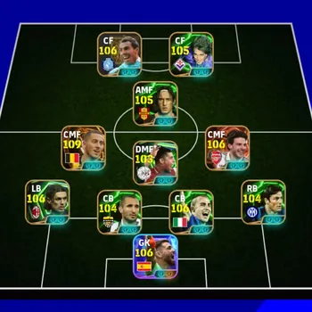 eFootball Accounts High-End Kolektif 3253+ hazzard bigitime x o degard bigitime x union Simon x Batistuta x Suarez x Teves x