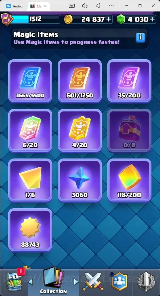 Clash Royale Accounts Mobile |Trophy 12030|1 Max Cards|15 EVO Cards|5 He image 16