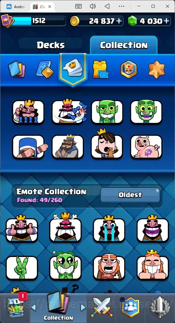 Clash Royale Accounts Mobile |Trophy 12030|1 Max Cards|15 EVO Cards|5 He image 17
